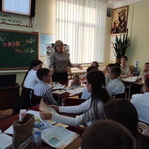 O lecție deosebită la limba rusă, desfășurată în clasa VI-a de către doamna Cașciuc Elena, profesoară de limba și literatura rusă