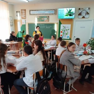 Lecție publică interesantă desfășurată la ora de biologie în clasa VI-a, de către doamna Lazarev Veronica – profesoară de chimie și biologie