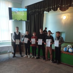 Premierea participanților în urma desfășurării concursului Fotbal în Școli